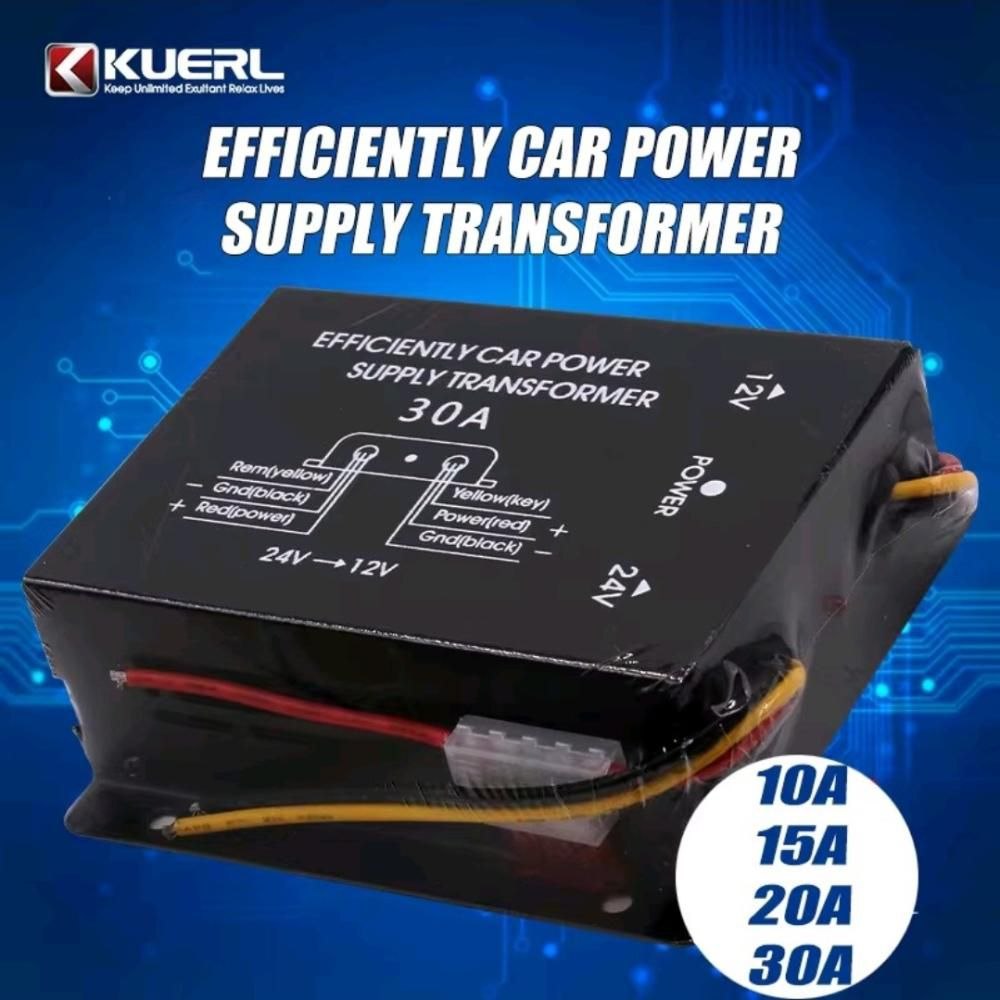 محول كهرباء من 24V إلى 12V للسيارة